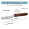 A2Z Scilab Caulk Finishing Spatula 7 Total Length with 0.75 Wide 3 Long Stainless Steel Blade A2Z-ZR-WHS3BY - alternate 4